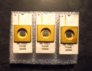 Three AMI S5204A EPROM RARE 1975 Gold, Ceramic, 24 Pin Early Vintage - Picture 1 of 2