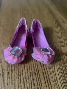 Aurora Kostüm Schuhe Dornröschen Prinzessin Aurora Disney Store Größe 11/12 - Bild 1 von 4