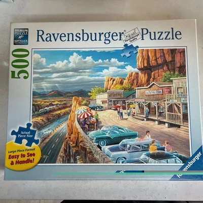 Ravensburger Scenic Overlook 500 Large Piece Format Puzzle Complete Adults Kids - Image 1 of 2