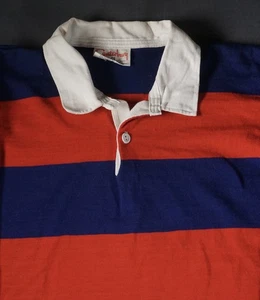 Vintage Canterbury Rugby Shirt Herren OS Neuseeland gestreift 80er fällt klein aus - Bild 1 von 13