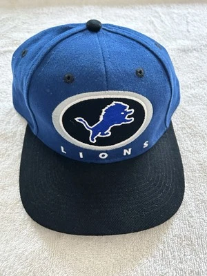Sombrero De Colección Años 90 Detroit Lions Talla Juvenil Raro Drew Pearson NFL Snapback Nuevo Con Etiquetas Foto 1 de 4