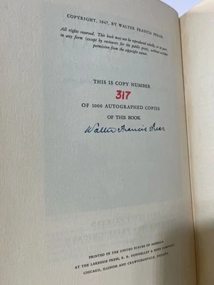 1947 Mark Twain & Hawaii Signed Walter  Frear Limited #317 Hawaiian HC VGC - Image 1 of 4
