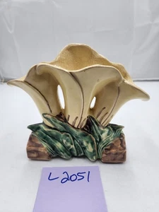 Jarrón McCoy Triple Calla Lily de colección - Imagen 1 de 10