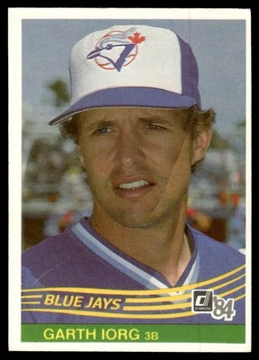 1983 Donruss Garth Iorg Toronto Blue Jays #306 - Image 1 of 2