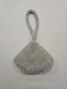 Schöne Strass Abend Handgelenktasche Umhängetasche Neujahr Urlaub Glitzer Hobo Beutel Tasche - Bild 1 von 10