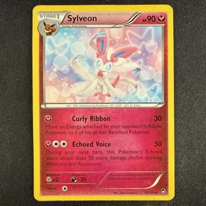 Pokemon TCG Sylveon 72/111 XY Pugno Furioso Regolare Non Holo Carta Rara - Foto 1 di 2