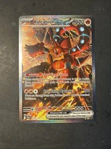 Pokémon S&V Journey Together Volcanion EX 182/159 2025 ARTE COMPLETO Holo Raro SIR - Imagen 1 de 6