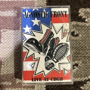 Agnostic Front Live At CBGB Cassette - Picture 1 of 5