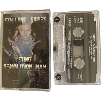 Sting - Demolition Man Cassette. [EP] Aug-A&M Records. Rare. Free Shipping! - Image 1 of 2