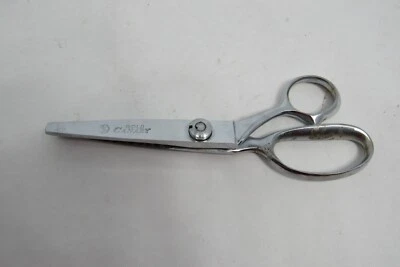 Vintage Gold Canary Pinking Shears Scissors Made in Japan 8" Length - Image 1 of 4