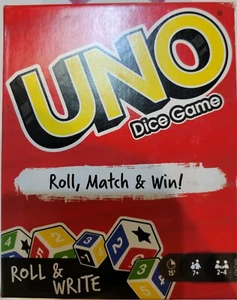 Uno Roll & Write Würfelspiel - Mattel, Inc. NEU SEALED IN BOX #Game Night #Fun! - Bild 1 von 3