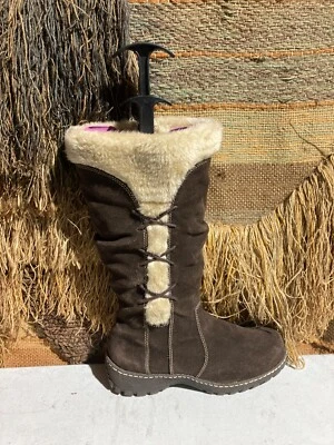 Bass Women's Mid-Calf Leather Boot Miley Size 8M Dark Brown - Image 1 of 4