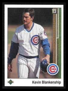 Kevin Blankenship 1989 Upper Deck #762  Chicago Cubs Rookie