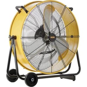 Edendirect Drum Fan 3-Speeds High Velocit w/ Fan Control Slip-Resistant Feet - Picture 1 of 9