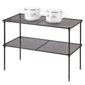 2-Pack Kitchen Cupboard Shelf Organizer for Cabinet Expandable & Stackable Co... - Picture 1 of 6