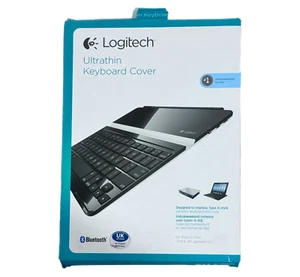 Logitech Ultrathin Bluetooth Keyboard Cover for iPad 2/3/4 – UK Layout - Picture 1 of 5
