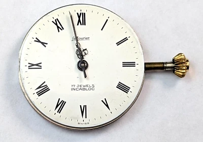 Reloj suizo vintage LECOURIER Arnex 17j Incabloc para hombre 28 mm movimiento PIEZAS REPARACIÓN Foto 1 de 4