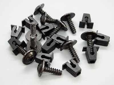 10 Spreizmutter mit Torx Schrauben für Audi Seat Skoda VW N90775001 811807577C