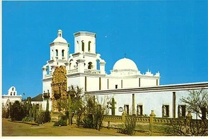San Xavier Del Bac, Near Tucson AZ Postcard - Picture 1 of 1