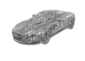 Sculpture Aston Martin DB9 organique - Bild 1 von 11