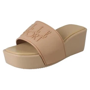Ladies Elle Sport Wedge Platform Slip On Sliders F9R0149 - Picture 1 of 19
