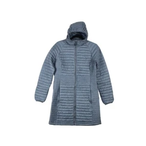 LL Bean Damen Daunenmantel blau gesteppt Nylon ultraleicht 850 mit Kapuze Größe S - Bild 1 von 9