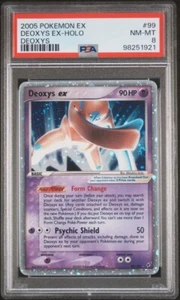 2005 POKEMON EX DEOXYS 99/107 DEOXYS EX-HOLO PSA 8 NM-MT - Picture 1 of 2