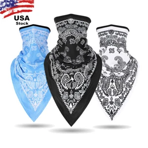 Maschera viso passamontagna raffreddamento collo ghetta protezione solare bandana fascia UV sciarpa US - Foto 1 di 18