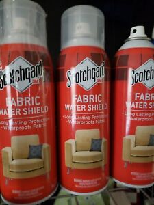 (2-Pack) 3M Scotchgard FABRIC WATER SHIELD Waterproof Clothes Upholstery 10Oz