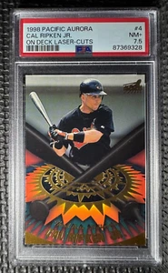 1998 Pacifica Aurora Cal Ripken Jr. On Deck Laser-Cuts PSA Near Mint Plus 7.5 - Picture 1 of 2