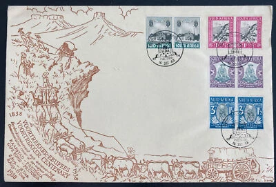 1949 Pretoria South Africa First Day Souvenir Oversized Cover Voortrekker - Image 1 of 2