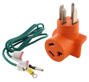 Adaptador AC WORKS® AD14501030 - NEMA 14-50P a 10-30R, 50A a 30A, 250V - Imagen 1 de 10