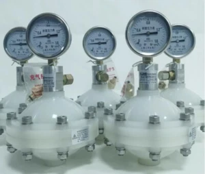 PVDF Diaphragm-type Pulse Pulsation Damper, Buffer tank, Anti-Fluctuator - Picture 1 of 12