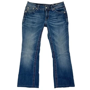 Pantalones de mezclilla Miss Me Bootcut para mujer azul lavado medio talla 29 (dobladillo) - Imagen 1 de 18