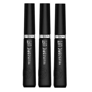3x L'Oreal Paris Telescopic Lift Mascara 9.9ml Extra Black - Picture 1 of 6