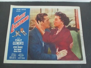 1953 Lobby Card for WHITE LIGHTNING Hockey Film - Imagen 1 de 3