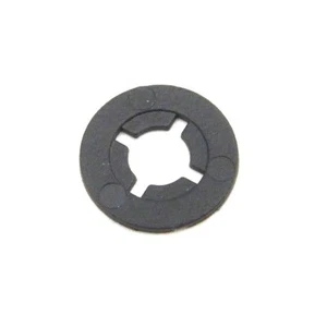 #10 Nylon BOLT Retaining RETAINER PUSH ON Washer BLACK .453 OD X .030 THICK NH - Picture 1 of 4
