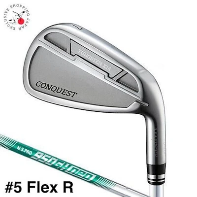Majesty Conquest 2022 Iron Golf Club #5 23 N.S.Pro 950GH Neo Steel Shaft Flex R - Image 1 of 4