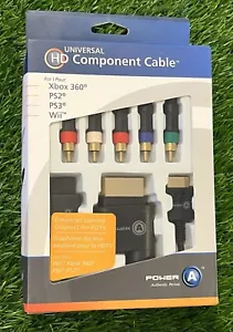 Power A HD Component Cable for PS3 PS2 Wii Xbox 360 - Brand New In Box Sealed - Picture 1 of 3