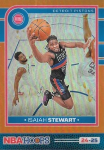 2024-25 NBA Hoops ISIAH STEWART Orange Prizms Premium #/199 -Detroit Pistons- - Bild 1 von 1