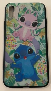 NEW Iphone X Soft Case/Cover - Disney Stitch & Angel - Picture 1 of 1