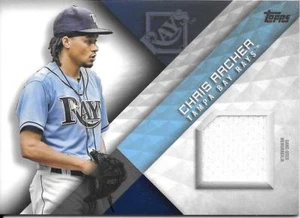 2018 Topps Series 1 Major League Material Jersey Relic MLM-CAR Chris Archer - Picture 1 of 1