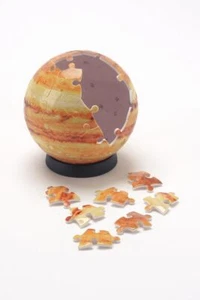 Yanoman 60 Piece 3D Sphere Puzzle Jupiter -THE JUPITER-  Ver.3  - Picture 1 of 3