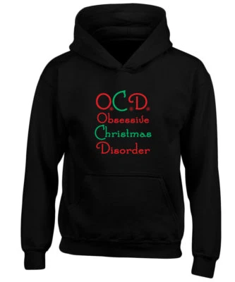 OCD Obsessive Christmas Disorder Xmas Kinder Hoodie 10 Farben (S-XL) von swagwear