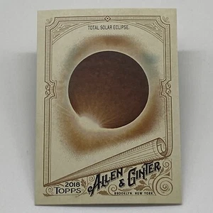 2018 Topps Allen & Ginter Baseball #222 Total Solar Eclipse evento astronómico - Imagen 1 de 2