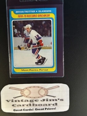 1979-80 Topps- Bryan Trottier #165 Vintage! HOF Great! Islanders! Nice Card!🔥🔥 - Image 1 of 2