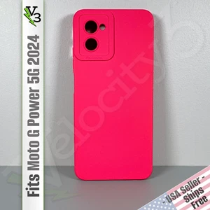 Funda para Moto G Power 5G (2024) - Rosa | Silicona líquida suave como la seda | Ajuste delgado - Imagen 1 de 13