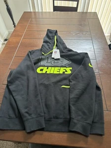Herren Nike Kansas City Chiefs Volt Hoodie schwarz XXL 100 % authentisch - Bild 1 von 13