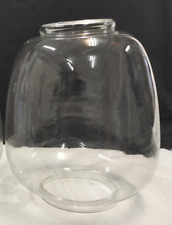 ancien verre de lampe tempête en verre hauteur 21,5 cm lampe à pétrole
