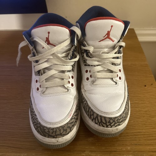 Taglia 5 5 Jordan 3 Retro Mid Bianco Cemento Reimmaginato